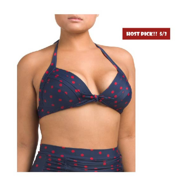 Unique Vintage Other - NWT Unique Vintage Bikini Top ONLY 3XL